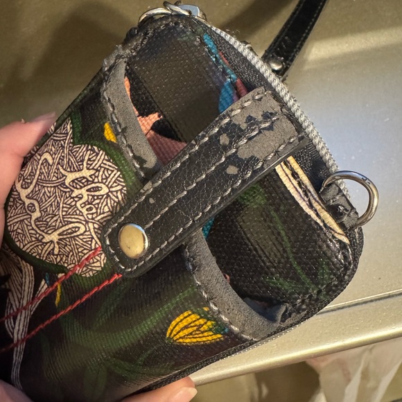 Sakroots Multicolor Bird Pattern Wristlet - Picture 5 of 9